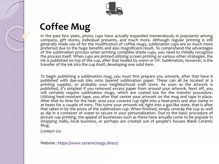 coffee mug