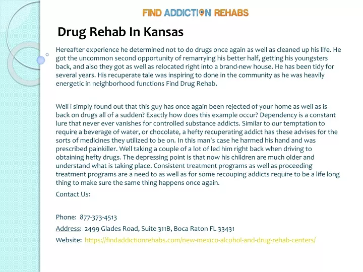 drug rehab in kansas