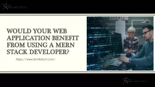 would your web application benefit from using a mern stack developer