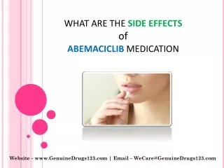 what are the side effects of abemaciclib