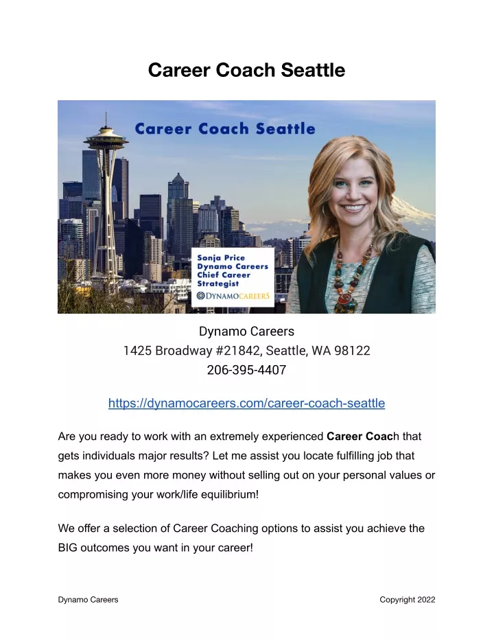 career coach seattle