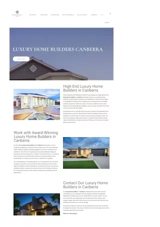 Luxury Home Builders Canberra