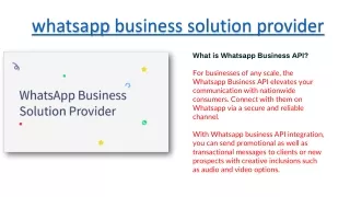 whatsapp business solution provider