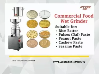 Wet Grinder for Rice, Dal, Peanut, Idli Batter