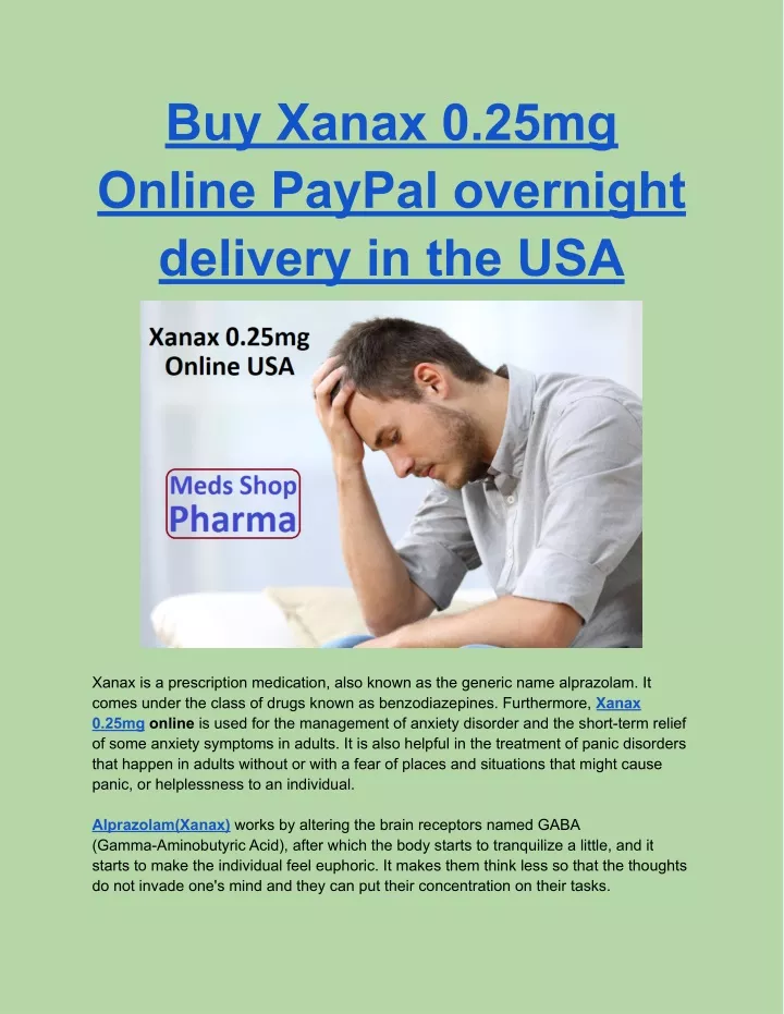 buy xanax 0 25mg online paypal overnight delivery
