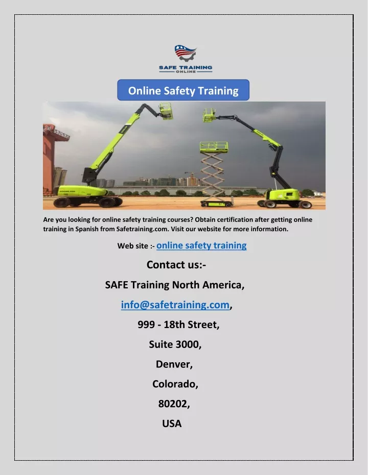 online safety training