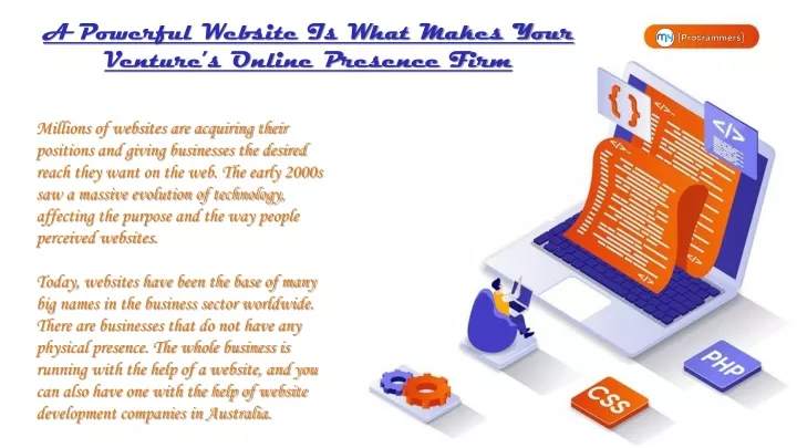 a powerful website is what makes your venture