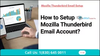 How to Setup Mozilla Thunderbird Email Account