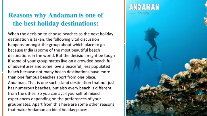 x reasons why andaman is one of the best holiday