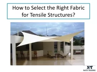 How to Select the Right Fabric for Tensile Structures