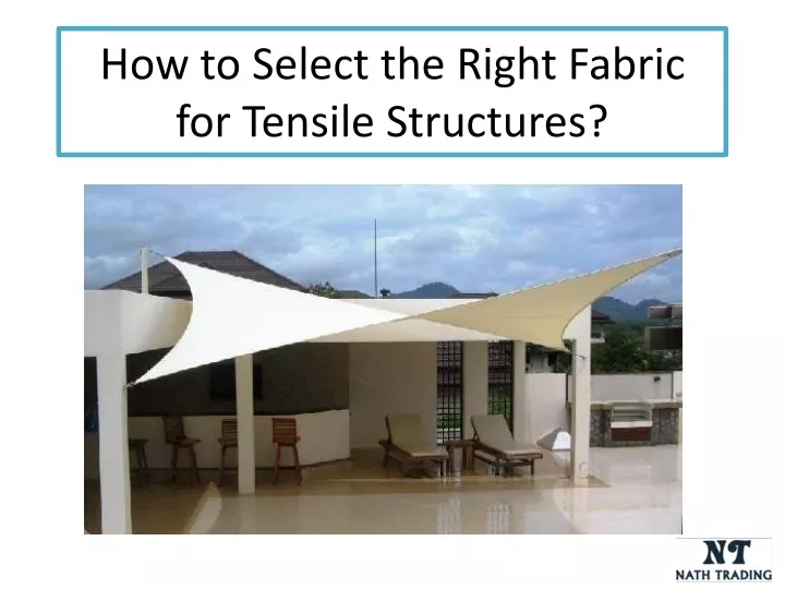 how to select the right fabric for tensile structures