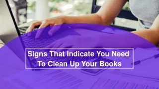 signs that indicate you need to clean up your