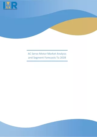 ac servo motor market analysis and segment