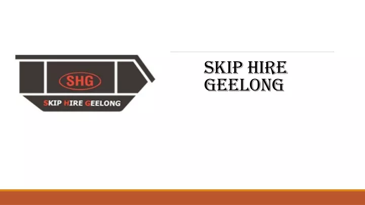 skip hire geelong