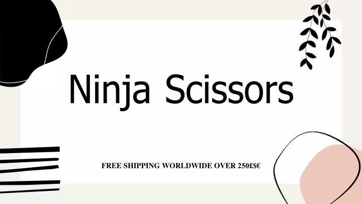 ninja scissors