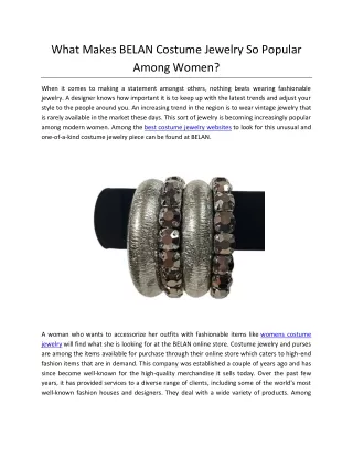What Makes BELAN Costume Jewelry So Popular Among Women_ (3)