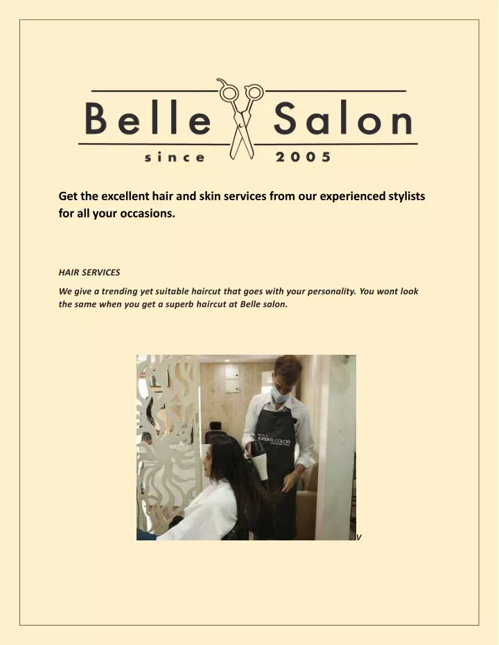 get the excellent hair and skin services from