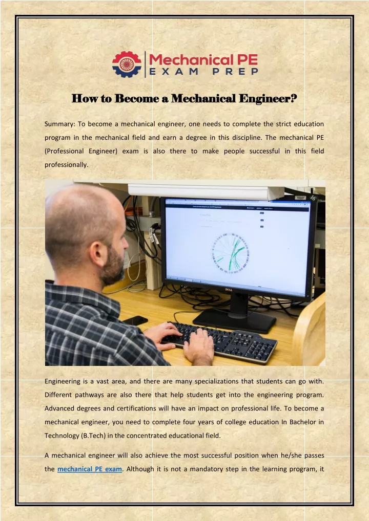 how to become a mechanical engineer how to become
