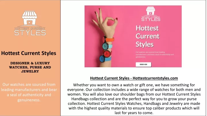 hottest current styles