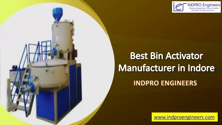 best bin activator manufacturer in indore