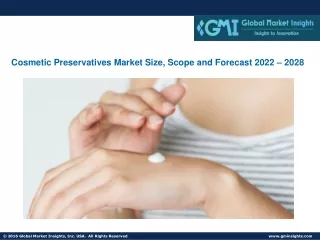 cosmetic preservatives market size scope