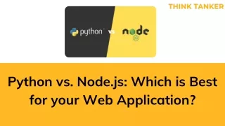 python vs node js which is best for your