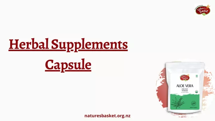 herbal supplements capsule