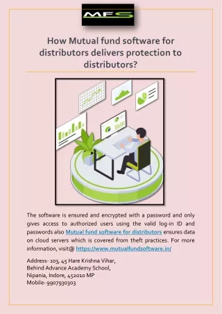 how mutual fund software for distributors