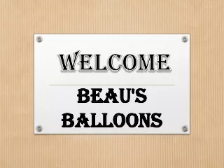 welcome