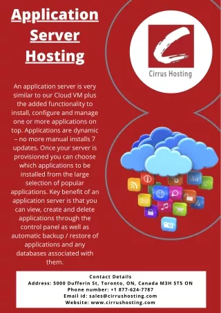 application server hosting