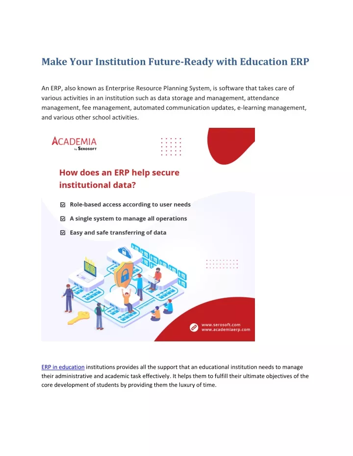 make your institution future ready with education