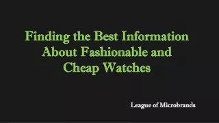 League of Microbrands-Finding the Best Information About Fashionable