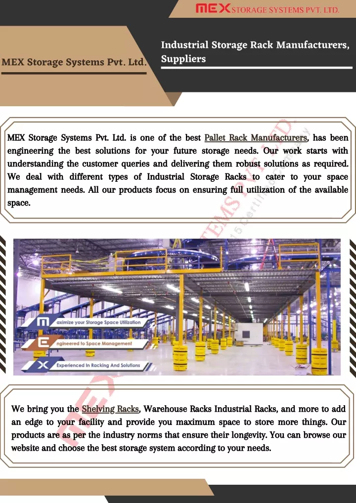 industrial storage rack manufacturers suppliers