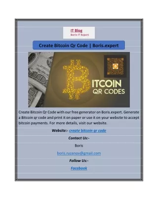 create bitcoin qr code boris expert