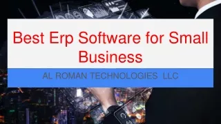 Best Erp Software for Small Business