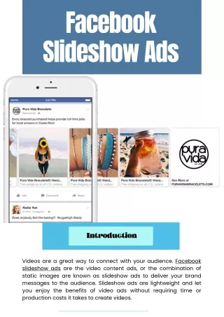 Facebook Slideshow ads