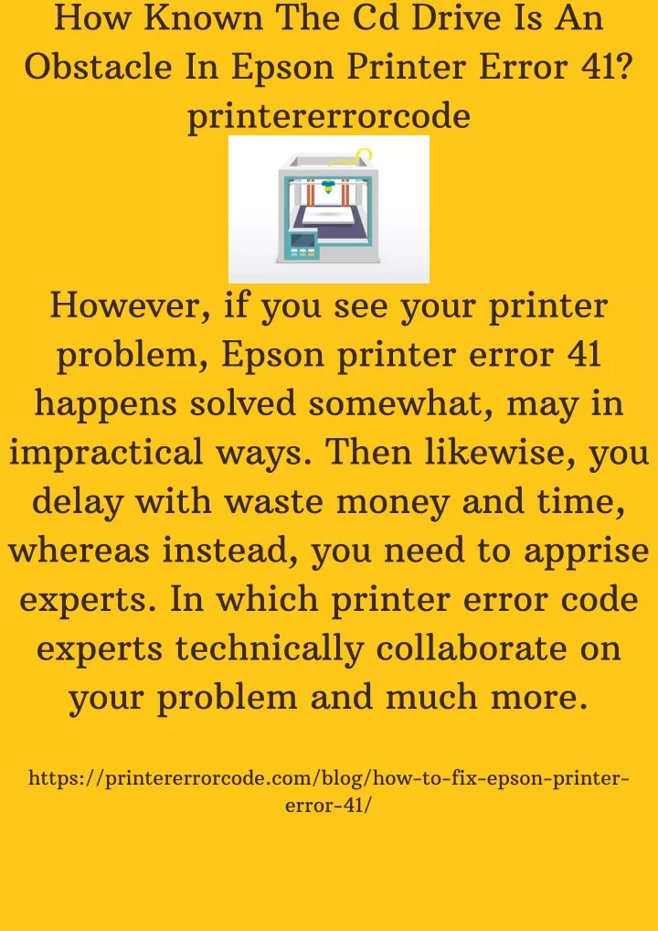 how known the cd drive is an obstacle in epson