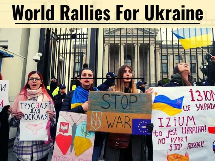 world rallies for ukraine