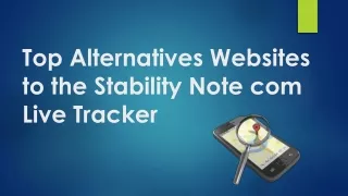 Top Alternatives Websites to the Stability Note com