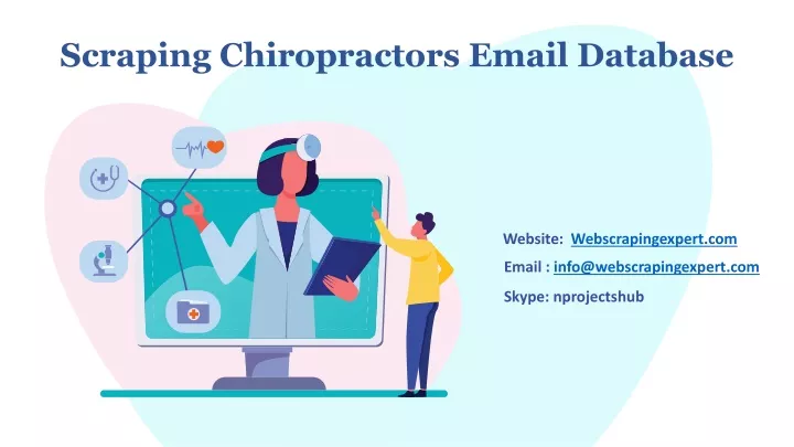 scraping chiropractors email database