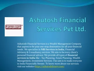 Ashutosh Financial Services Pvt Ltd