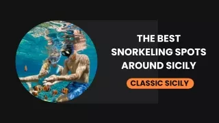 The Best Snorkeling Spots Around Sicily