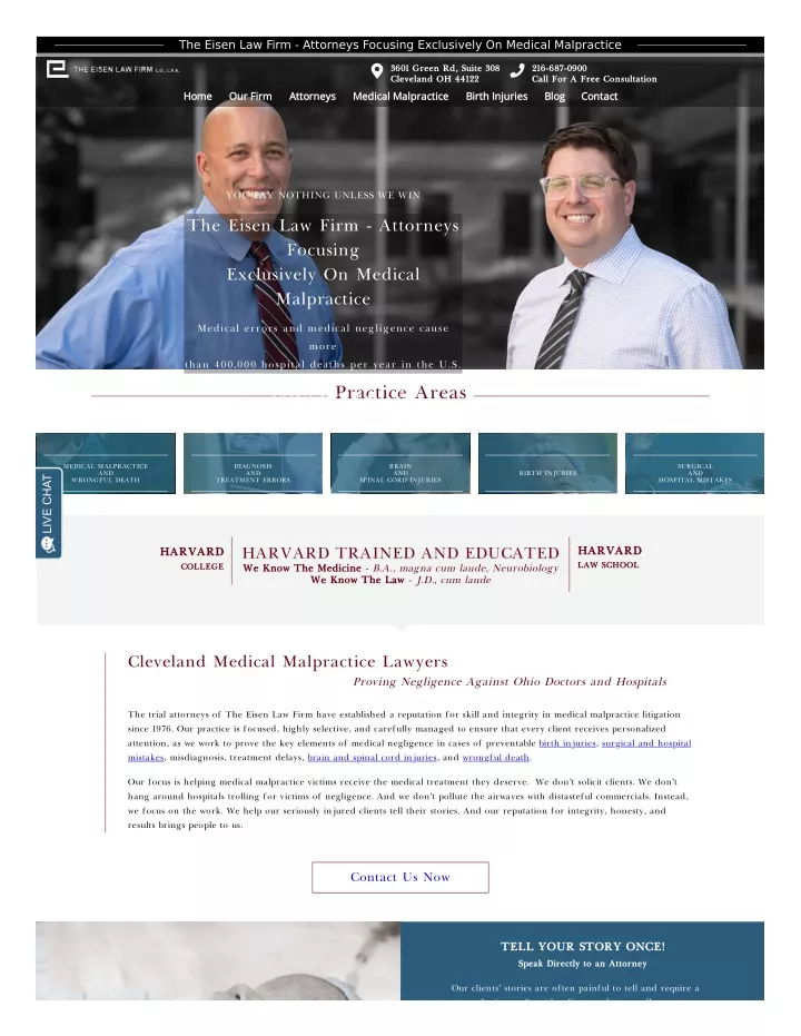 the eisen law firm attorneys focusing exclusively