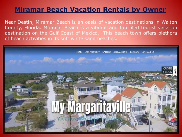 miramar beach vacation rentals by owner