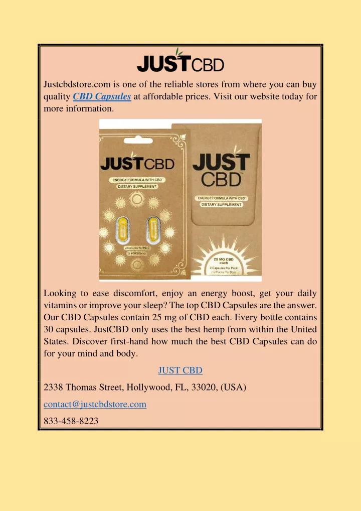 justcbdstore com is one of the reliable stores