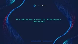 The Ultimate Guide to Salesforce Metadata
