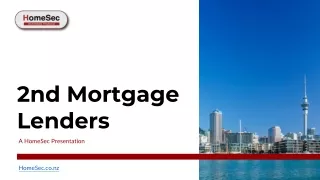 2nd Mortgage Lenders