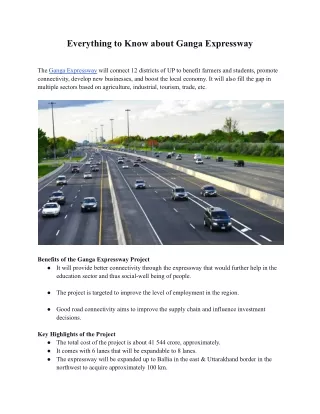 Everything to Know about Ganga Expressway.docx