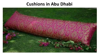 cushions in abu dhabi