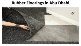 rubber floorings in abu dhabi